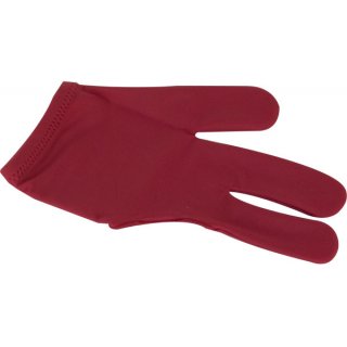 Handschuh Dynamic Deluxe, 3-Finger, burgund/rot