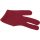 Handschuh Dynamic Deluxe, 3-Finger, burgund/rot